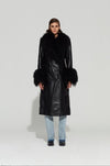 Cecille Leather Trench Coat - LOL