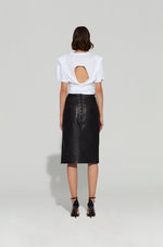 Claudia Leather Skirt - LOL