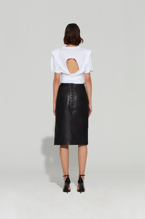 Claudia Leather Skirt - LOL