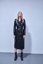 Cleo Leather Trench Coat - LOL