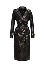 Cleo Leather Trench Coat - LOL